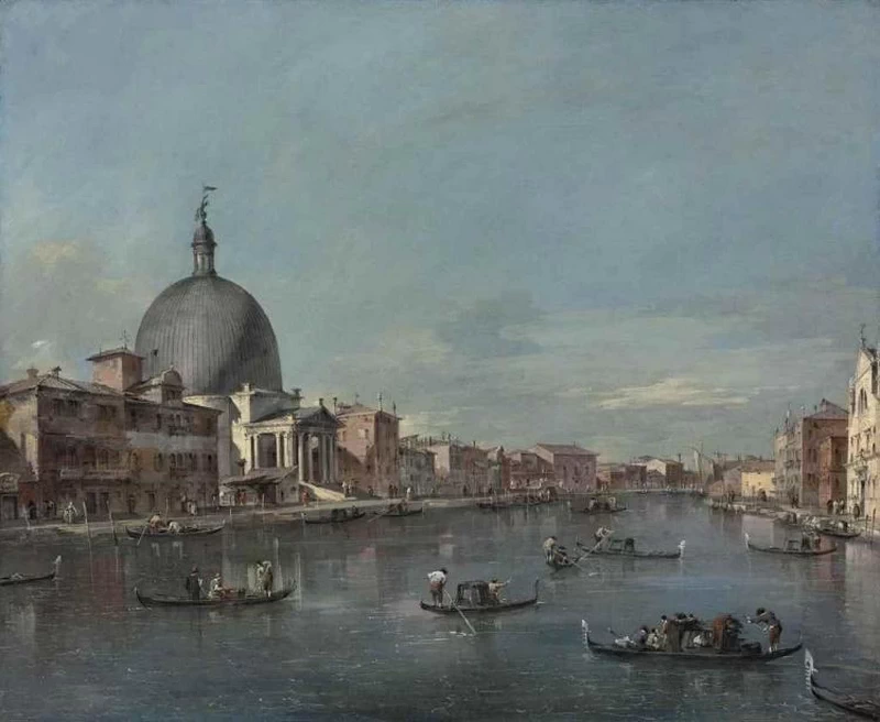 Il Canal Grande con San Simeone Piccolo